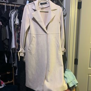 Zara suede trench XS